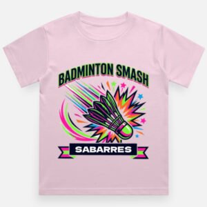 Badminton Smash Kids Tshirt