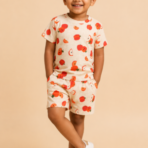 Apple Printed Kids CO-ord Set